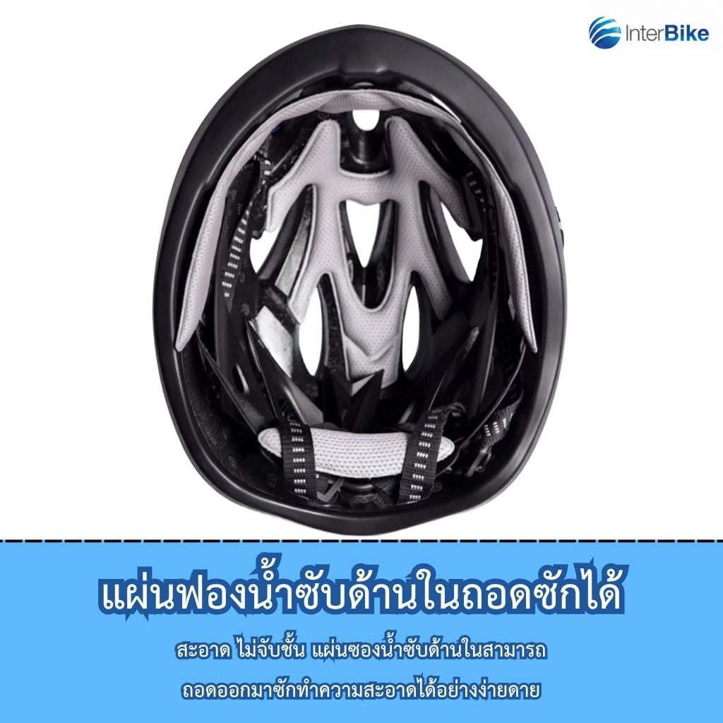 หมวกกันน็อกผู้ใหญ่ INTERBIKE XTREME สีขาว_3